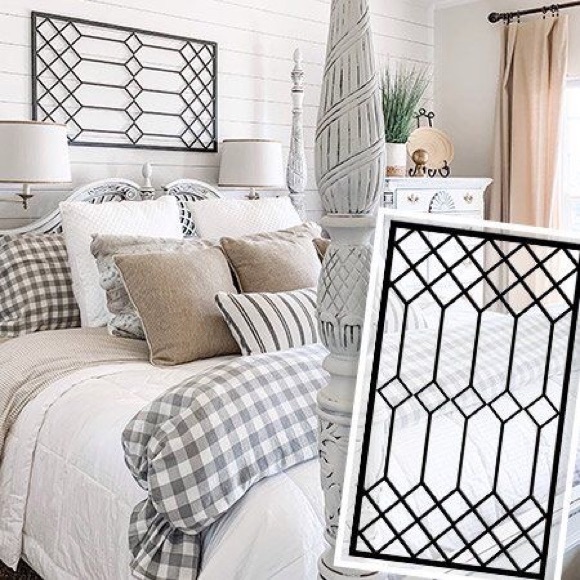 Huge Black Metal Frame Wall Decor - Picture 1 of 2